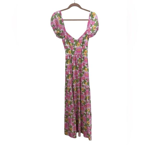 Show Me Your Mumu Cathy Maxi Dress in Fresh Floral XS - Picture 3 of 5